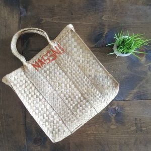 Nassau Bahamas Straw Bag Tote